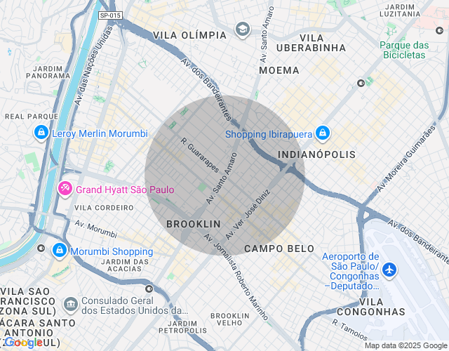 Imóvel no mapa
