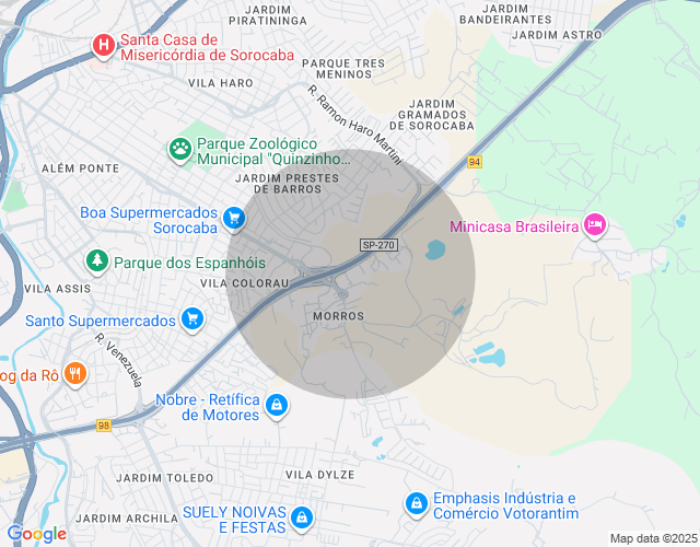 Imóvel no mapa