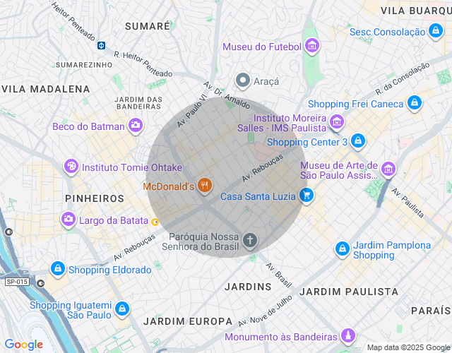 Imóvel no mapa