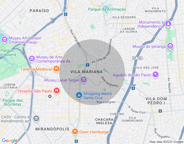 Imóvel no mapa