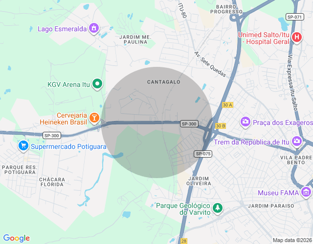 Imóvel no mapa