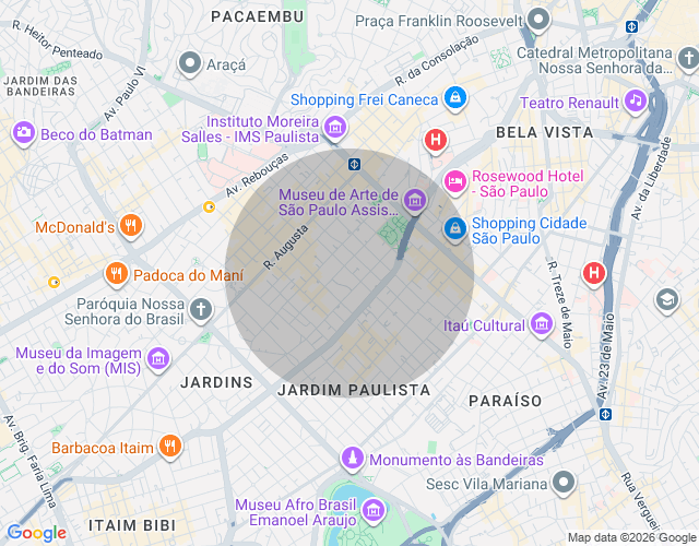 Imóvel no mapa