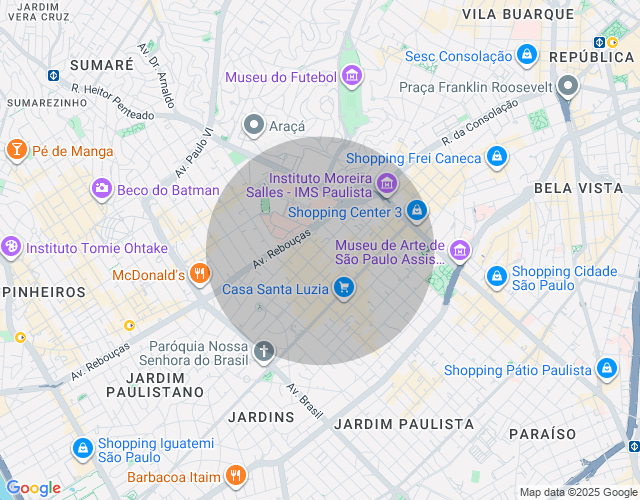 Imóvel no mapa