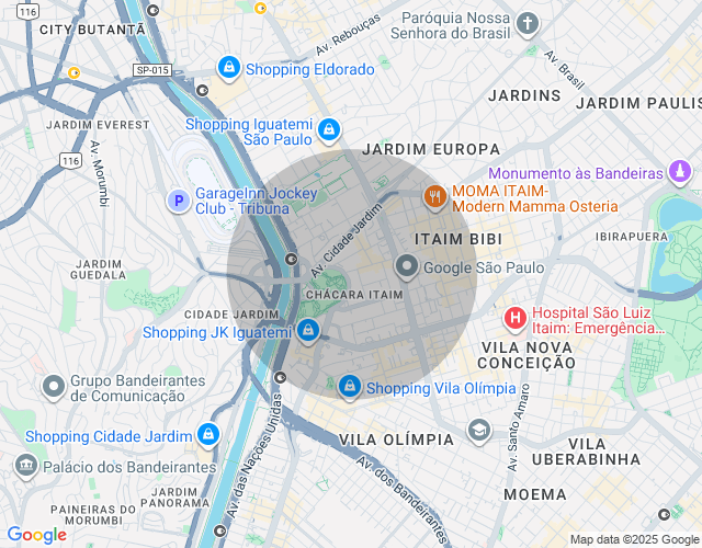 Imóvel no mapa
