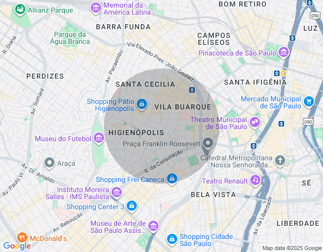 Imóvel no mapa