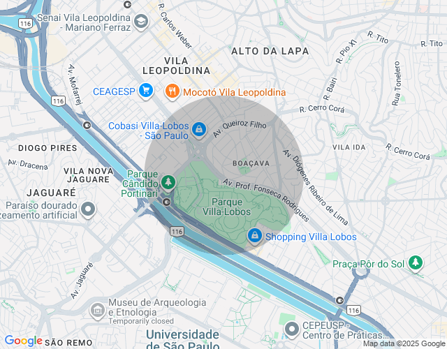 Imóvel no mapa