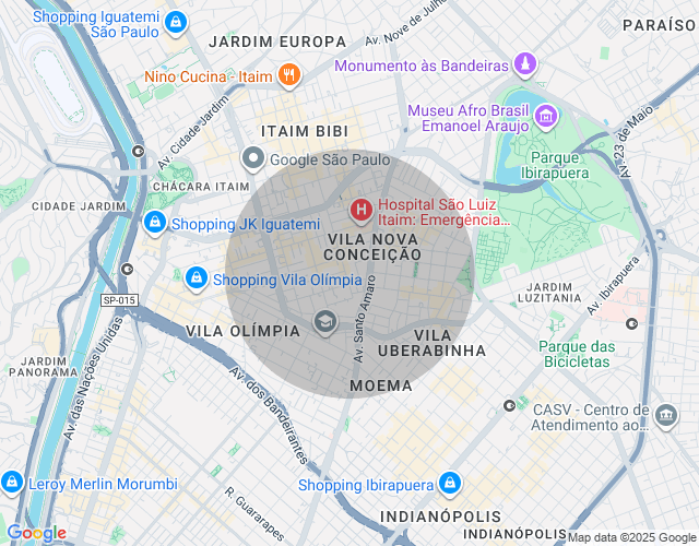 Imóvel no mapa