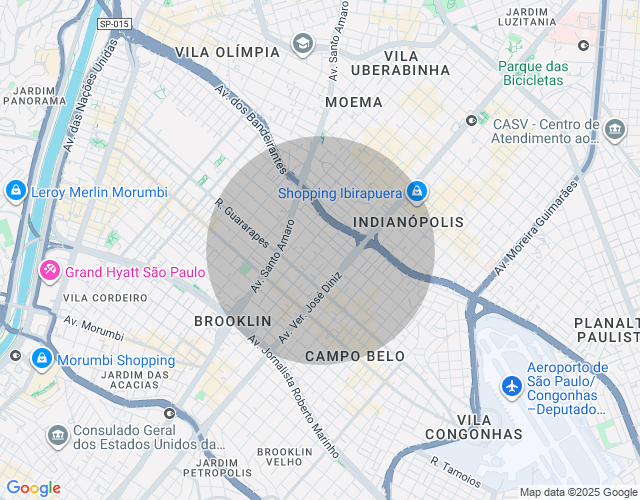 Imóvel no mapa