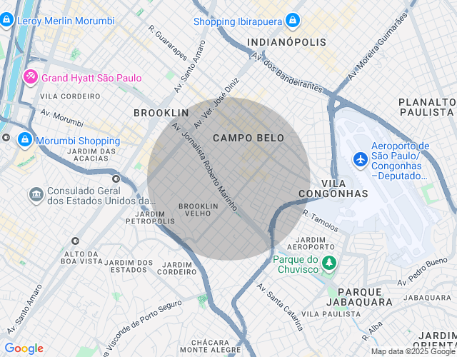 Imóvel no mapa