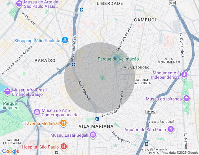 Imóvel no mapa