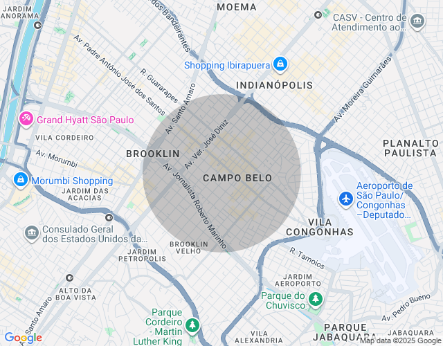 Imóvel no mapa