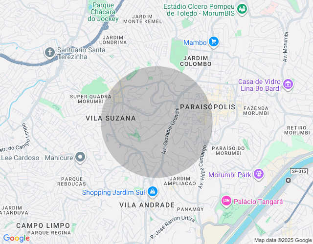 Imóvel no mapa