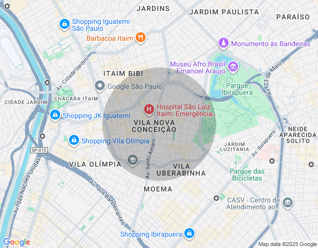 Imóvel no mapa