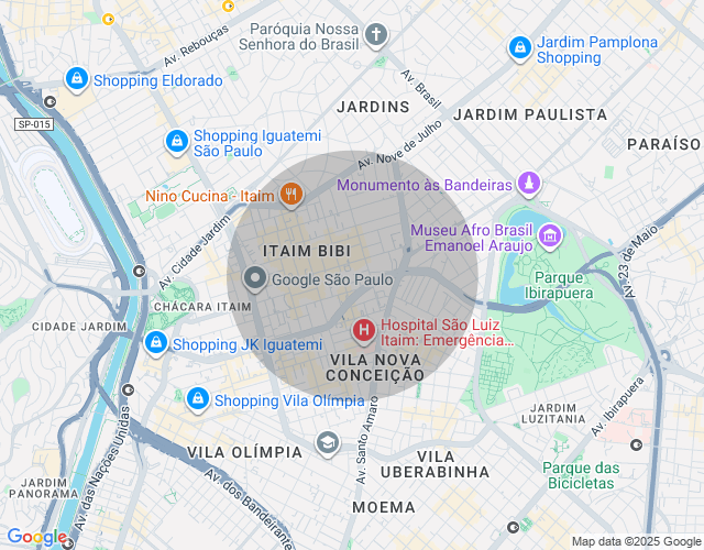 Imóvel no mapa