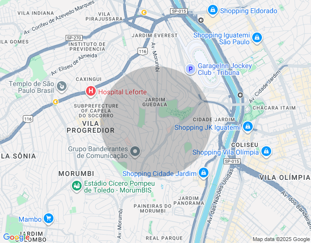 Imóvel no mapa