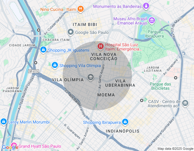 Imóvel no mapa