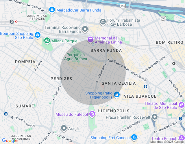 Imóvel no mapa
