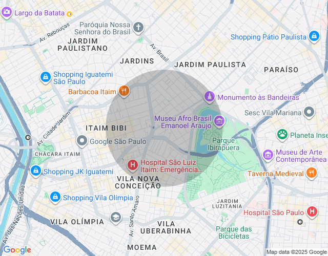 Imóvel no mapa