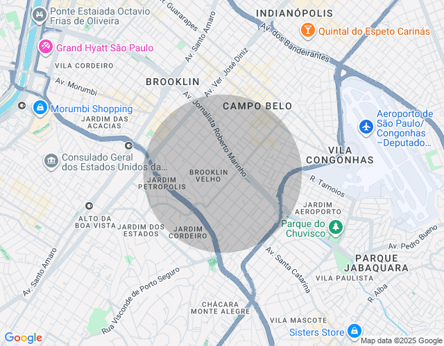 Imóvel no mapa