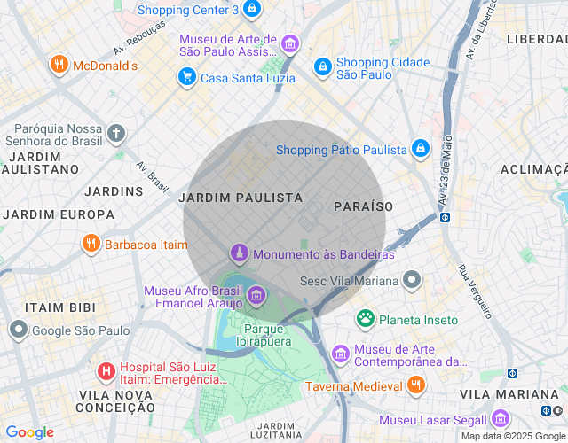 Imóvel no mapa