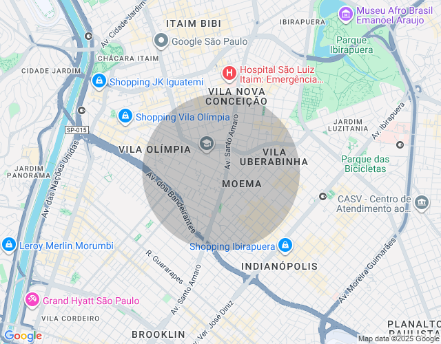 Imóvel no mapa