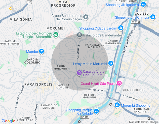 Imóvel no mapa