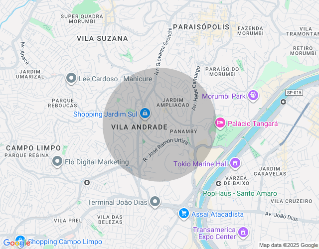 Imóvel no mapa