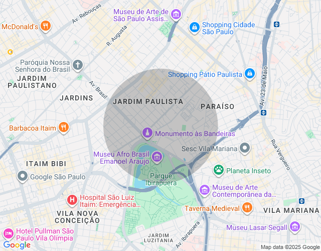 Imóvel no mapa