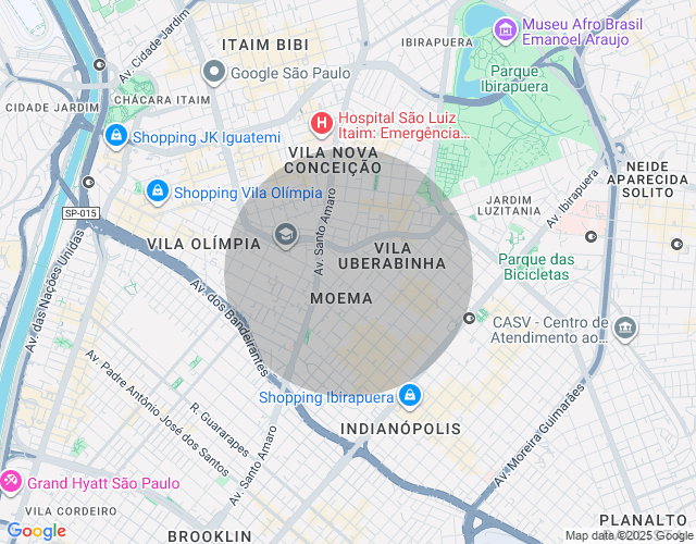 Imóvel no mapa