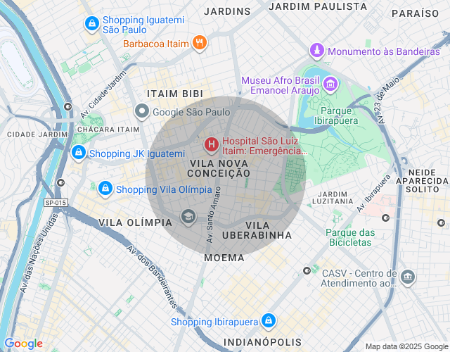 Imóvel no mapa