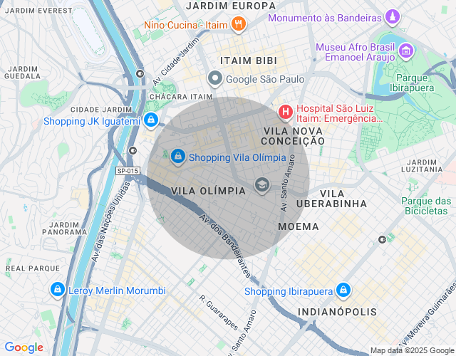 Imóvel no mapa