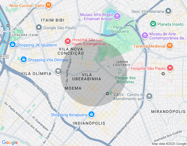 Imóvel no mapa