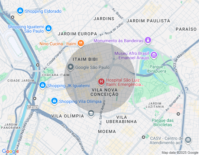 Imóvel no mapa