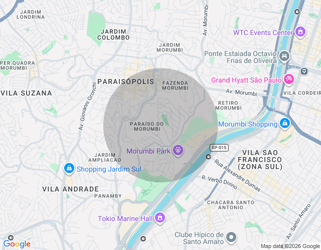 Imóvel no mapa